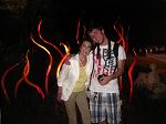 Enjoying the amazing Chihuly Exhibit at Cheekwood with Kyle Harman from Pittsburgh on July 8, 2010